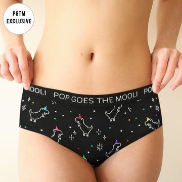 Party Dinosaur Womens Cheeky Briefs